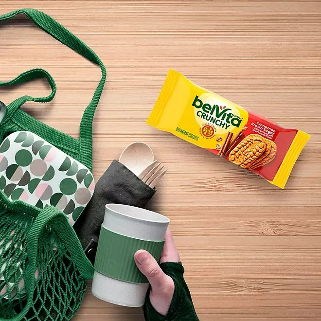 Belvita Crunchy Breakfast Biscuits Cinnamon Brown Sugar 25 pack