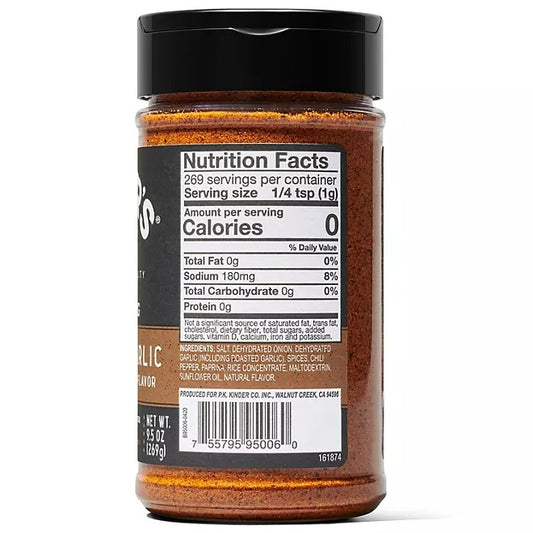 Kinder's Woodfire Garlic Seasoning 9.5 oz